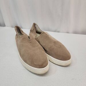 Franco Sarto Size 9.5 Avant Suede Leather Slip On Loafer Flats Sneakers Comfort